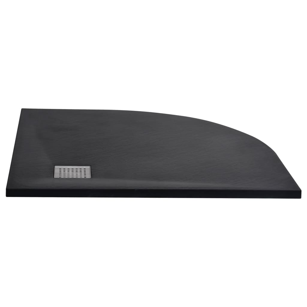 Suihkualusta Smc Musta 90X90 Cm