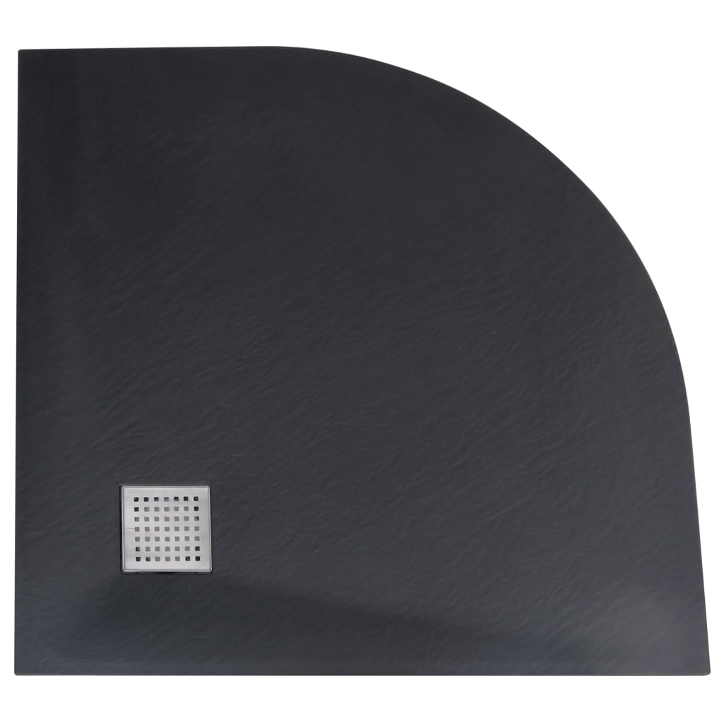 Suihkualusta Smc Musta 90X90 Cm