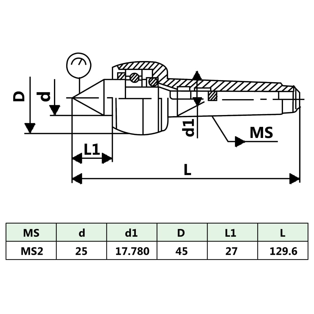 Pyörivä Keskiökärki Dm312 Mt2/Mk2