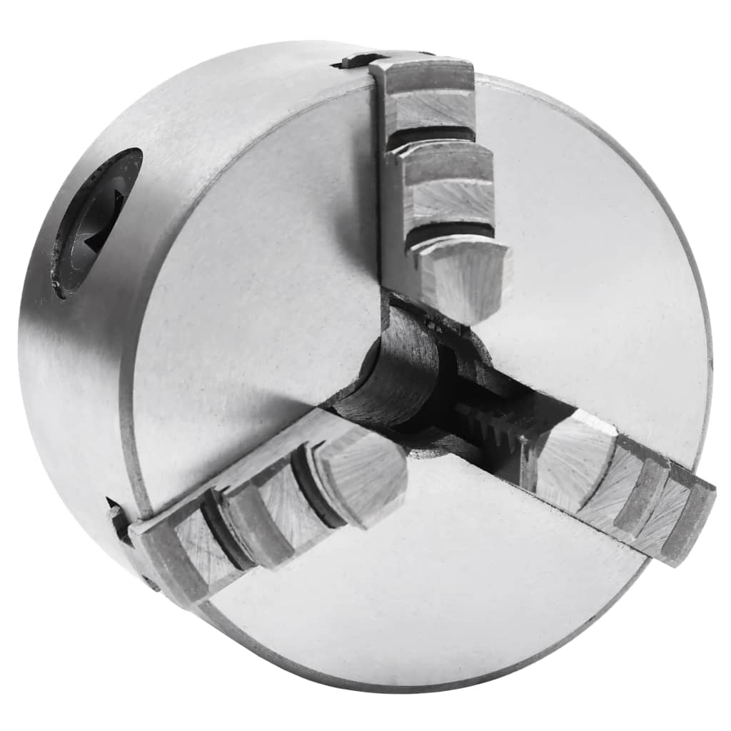 3-Leukainen Itsestään Keskittävä Sorvi-Istukka 80 Mm Teräs K11 80