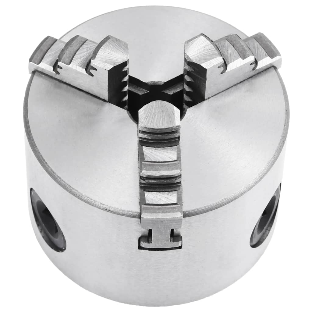 3-Leukainen Itsestään Keskittävä Sorvi-Istukka 80 Mm Teräs K11 80