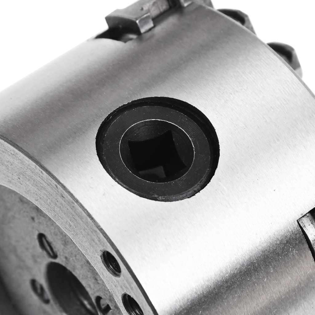 4-Leukainen Itsestään Keskittävä Sorvi-Istukka 80 Mm Teräs K12 80