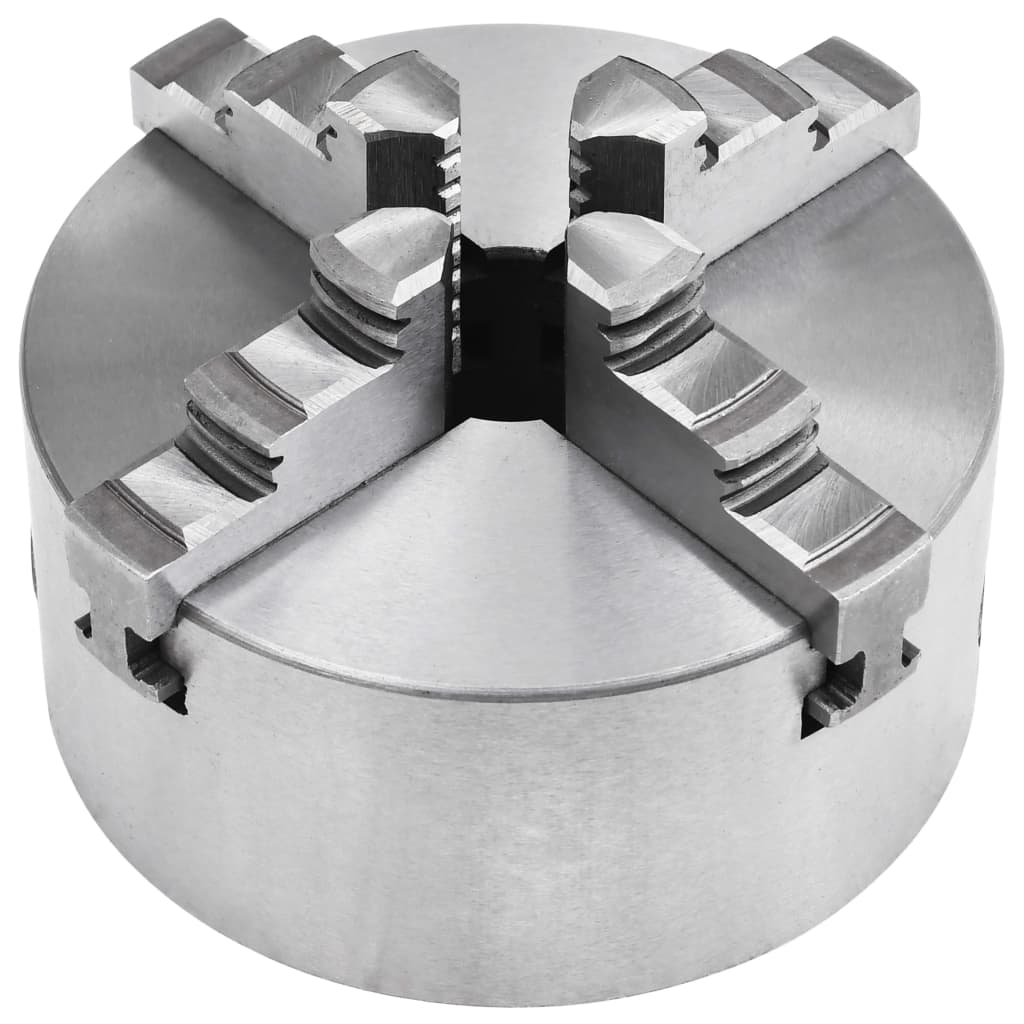 4-Leukainen Itsestään Keskittävä Sorvi-Istukka 125 Mm Teräs K12 125