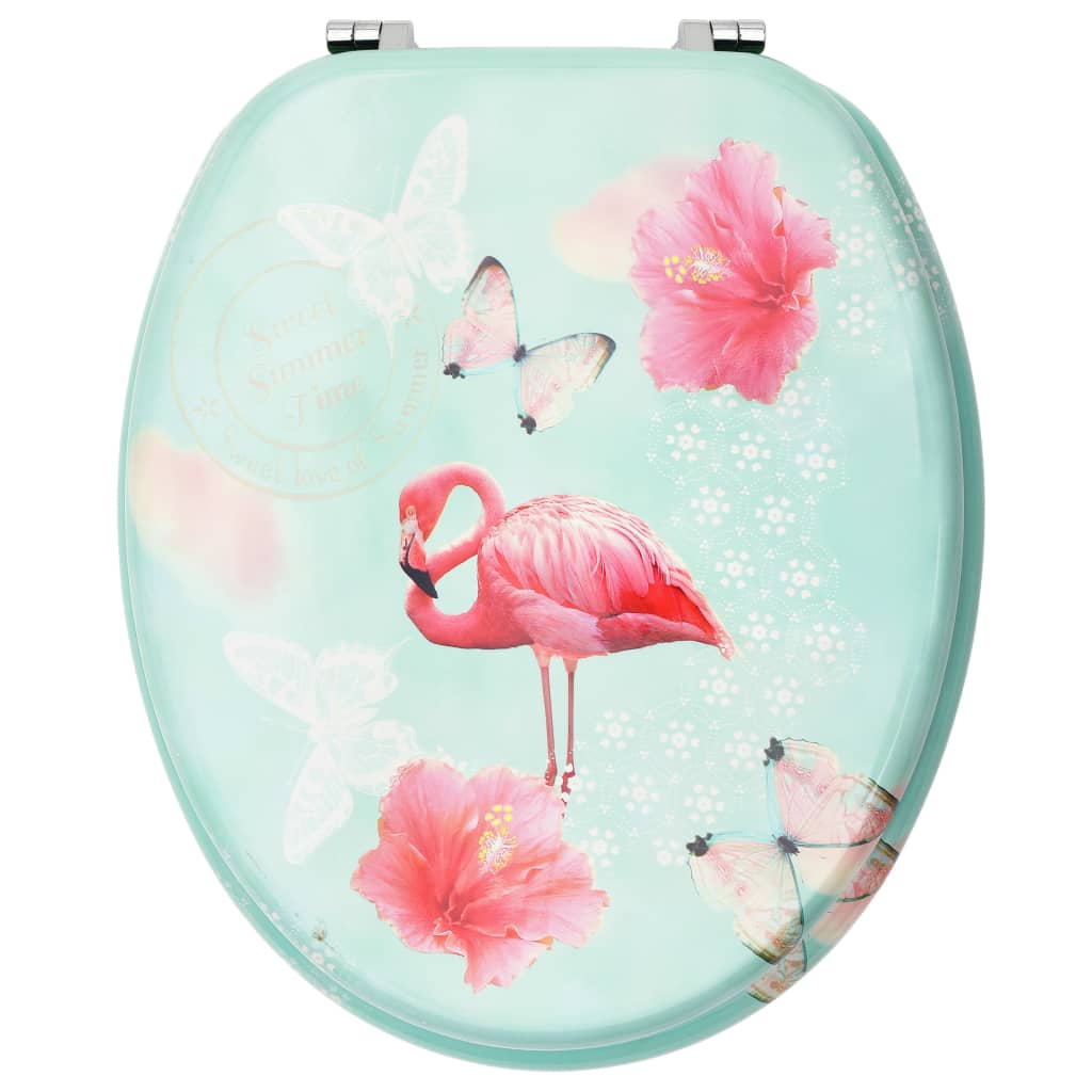 Wc-Istuin Kannella Mdf Flamingokuosi