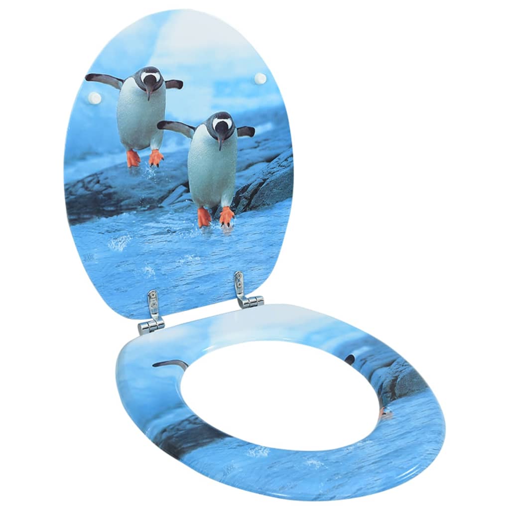 Wc-Istuin Kannella Mdf Pingviinikuosi