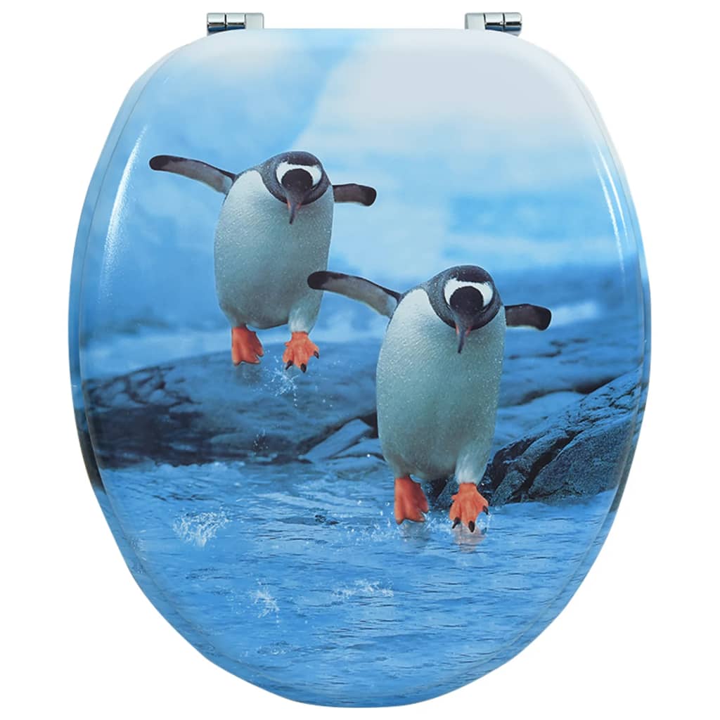 Wc-Istuin Kannella Mdf Pingviinikuosi