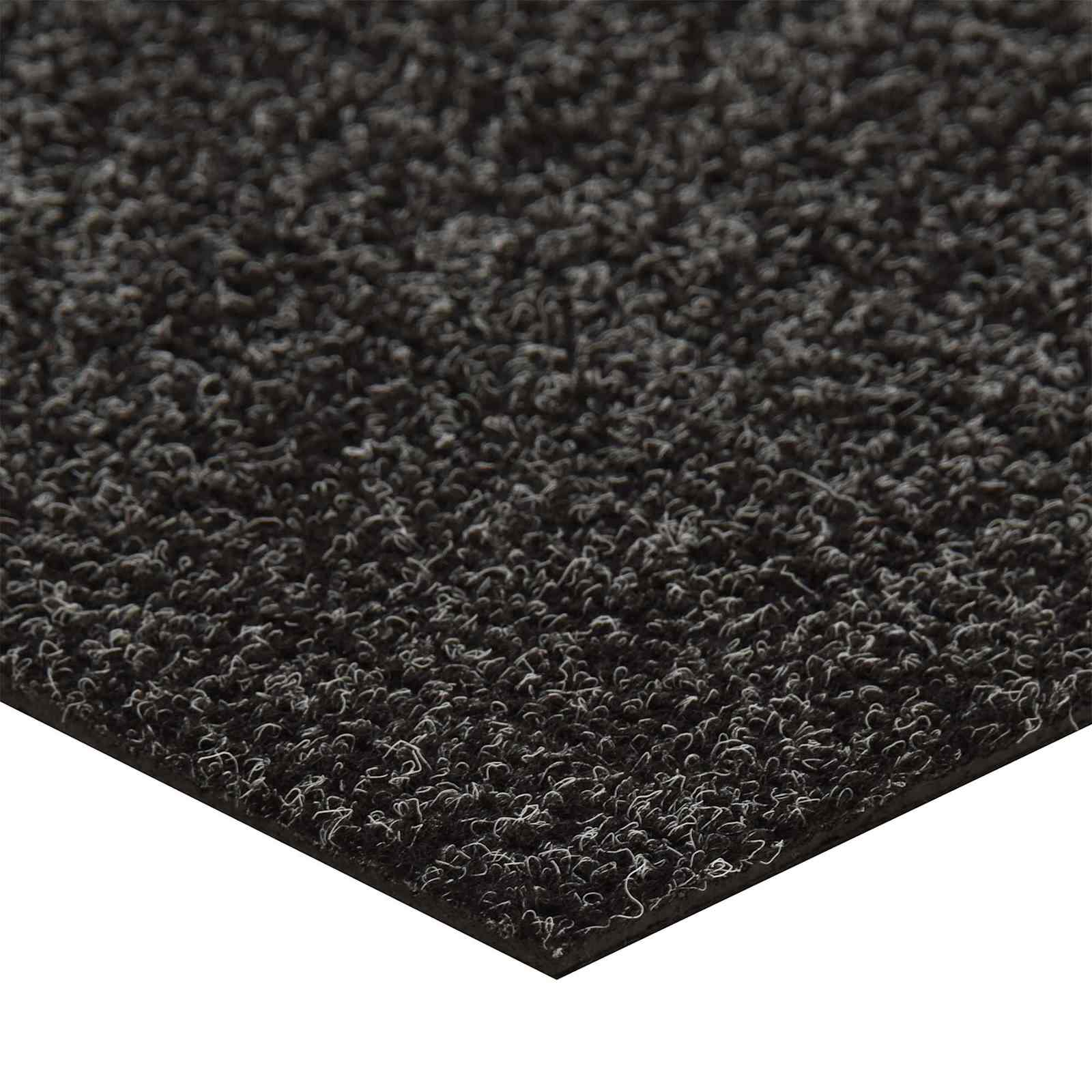 Matto 20 Pcs Musta 50 X 50 Cm Bitumi