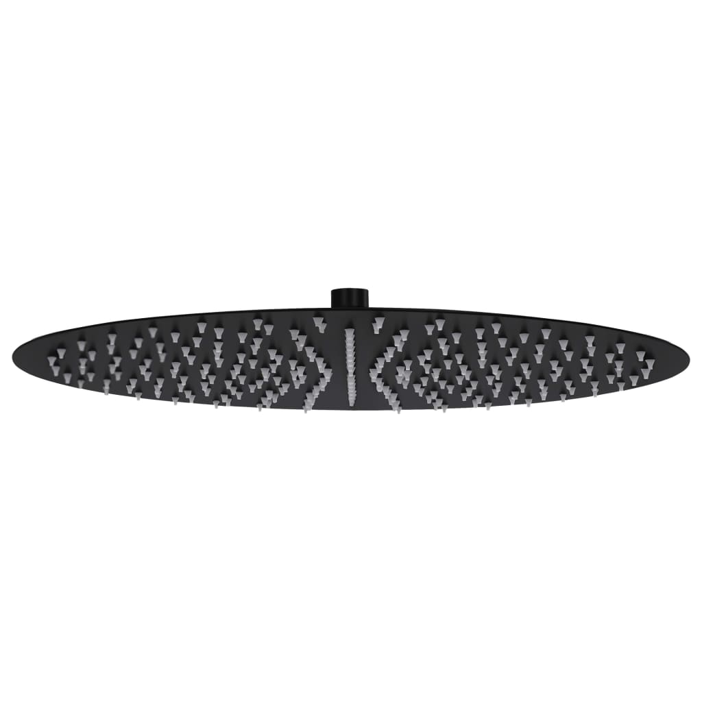 Sade Suihkupää Ruostumaton Teräs 40 Cm Pyöreä Musta
