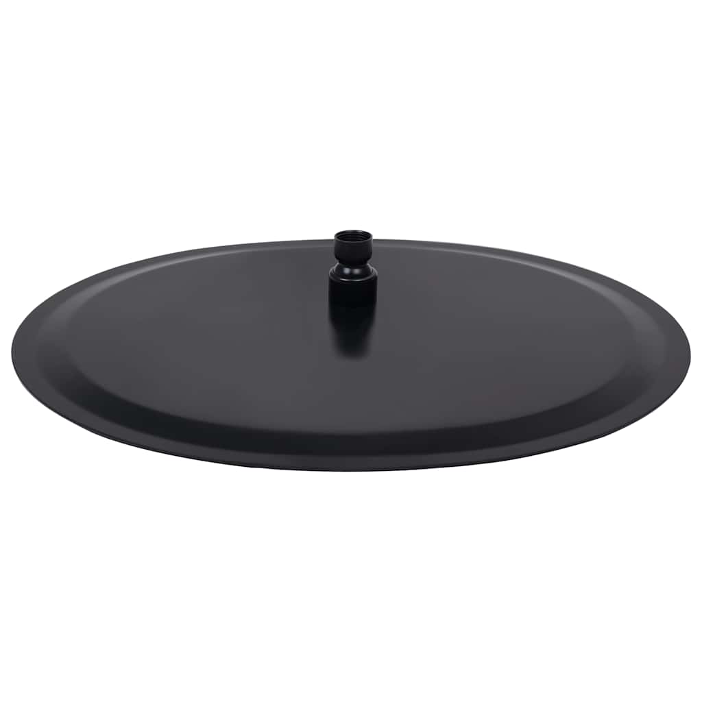 Sade Suihkupää Ruostumaton Teräs 40 Cm Pyöreä Musta