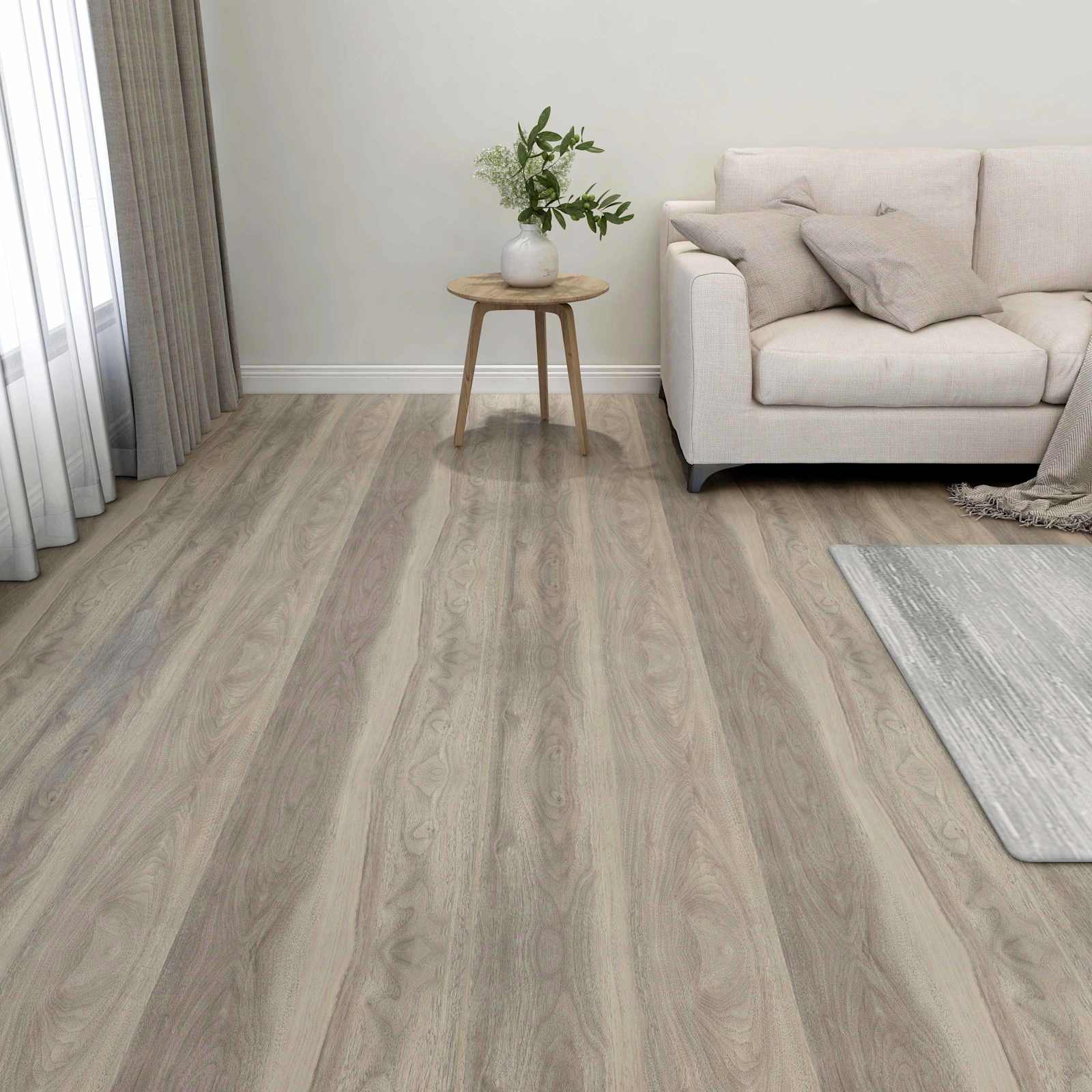 Lattialankut 5,11 M² 55 Pcs Polyvinyylikloridi Puunsävy