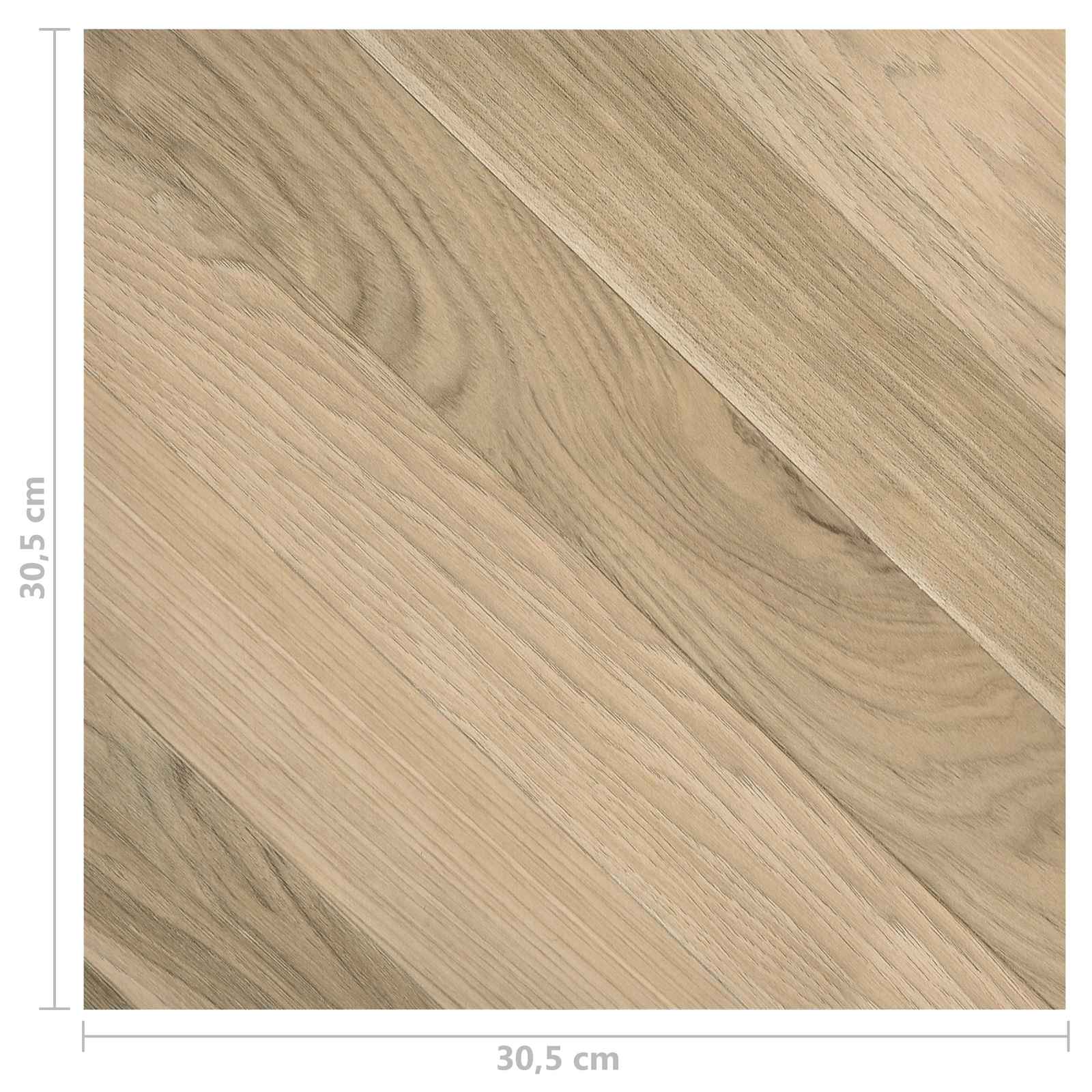 Lattialankut 55 Pcs Ruskea 5,11 M² Polyvinyylikloridi