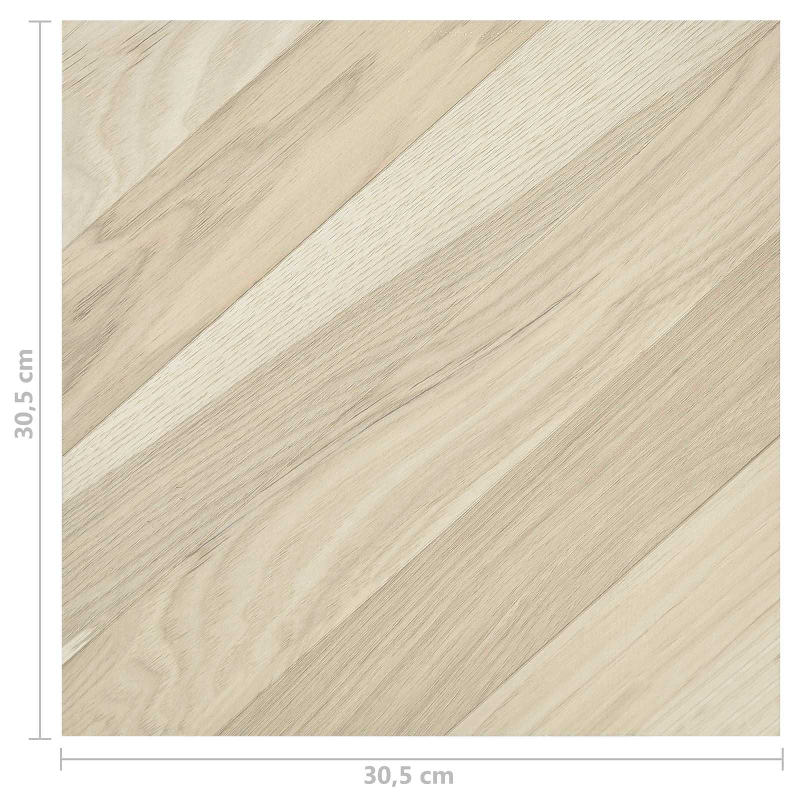 Lattialankut 55 Pcs Beige 5,11 M² Polyvinyylikloridi