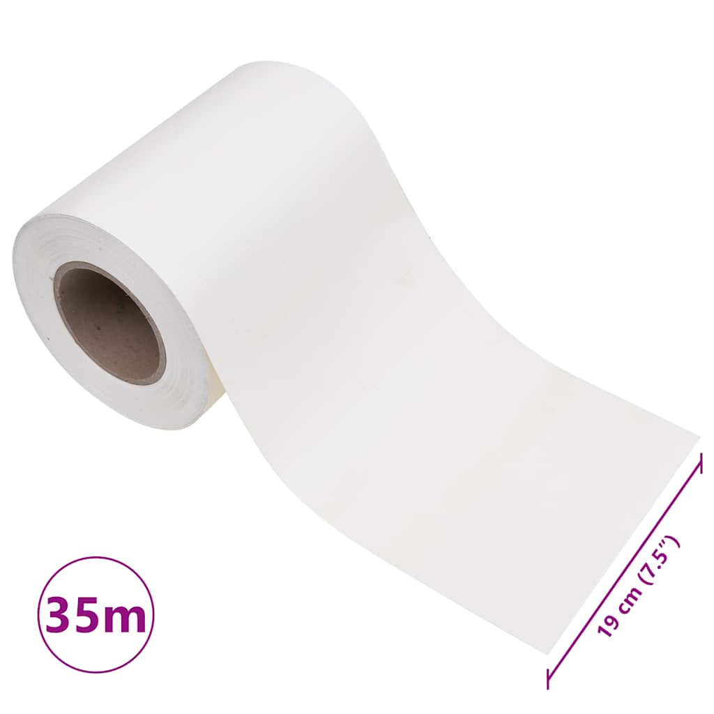 Puutarhan Yksityisyyden Suojat 4 Kpl Pvc 35X0,19 M Valkoinen