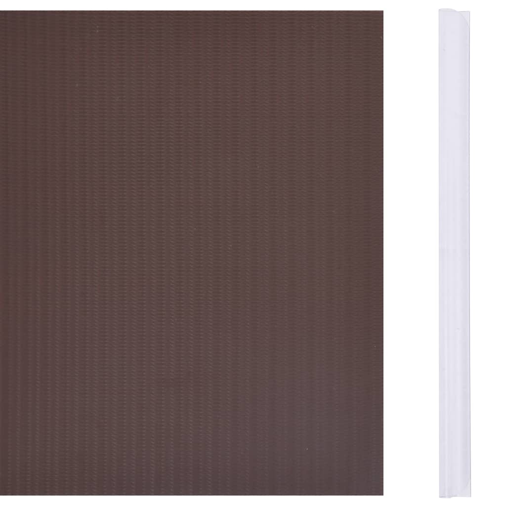 Puutarhan Yksityisyyden Suoja Pvc 70X0,19 M Ruskea