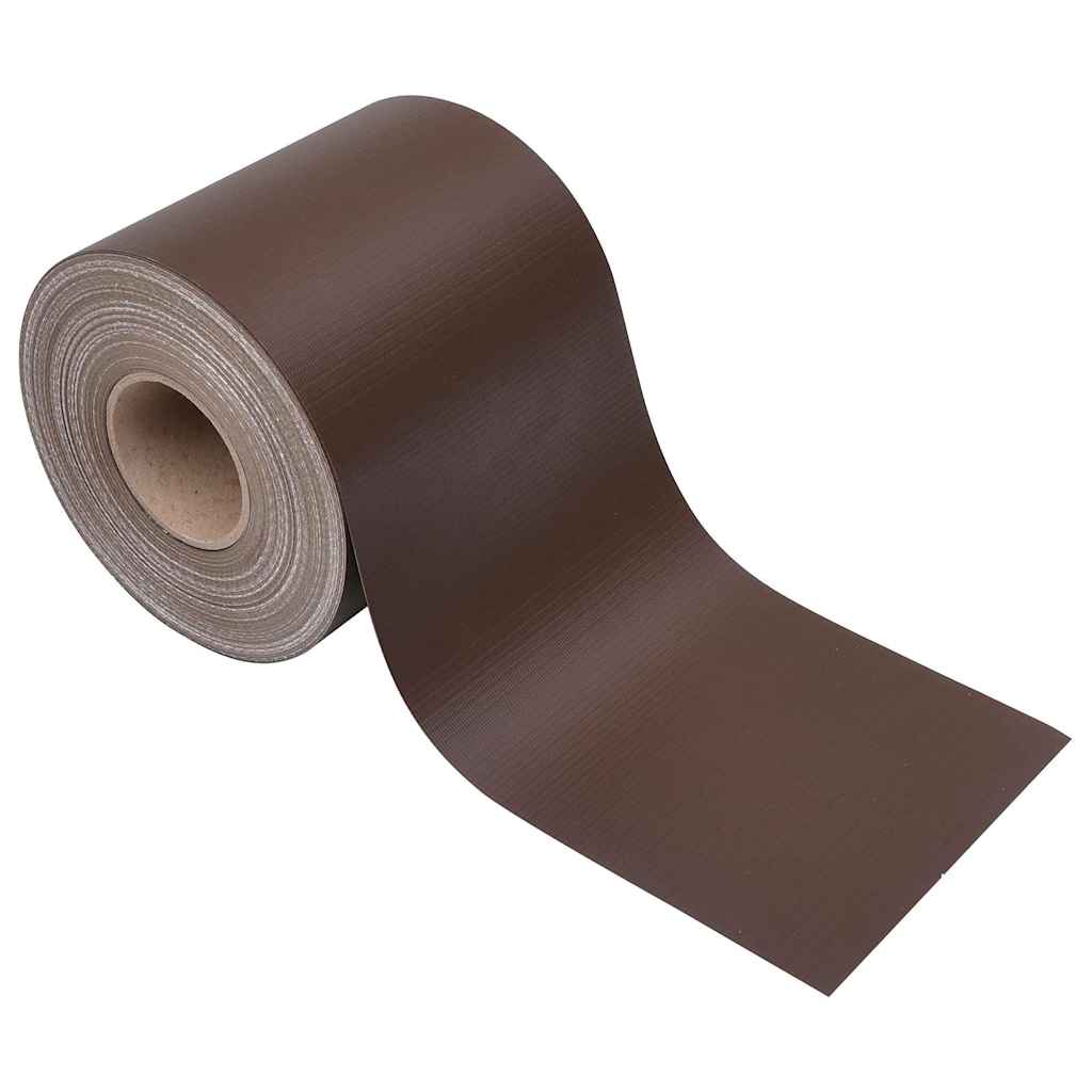Puutarhan Yksityisyyden Suojat 4 Kpl Pvc 35X0,19 M Ruskea