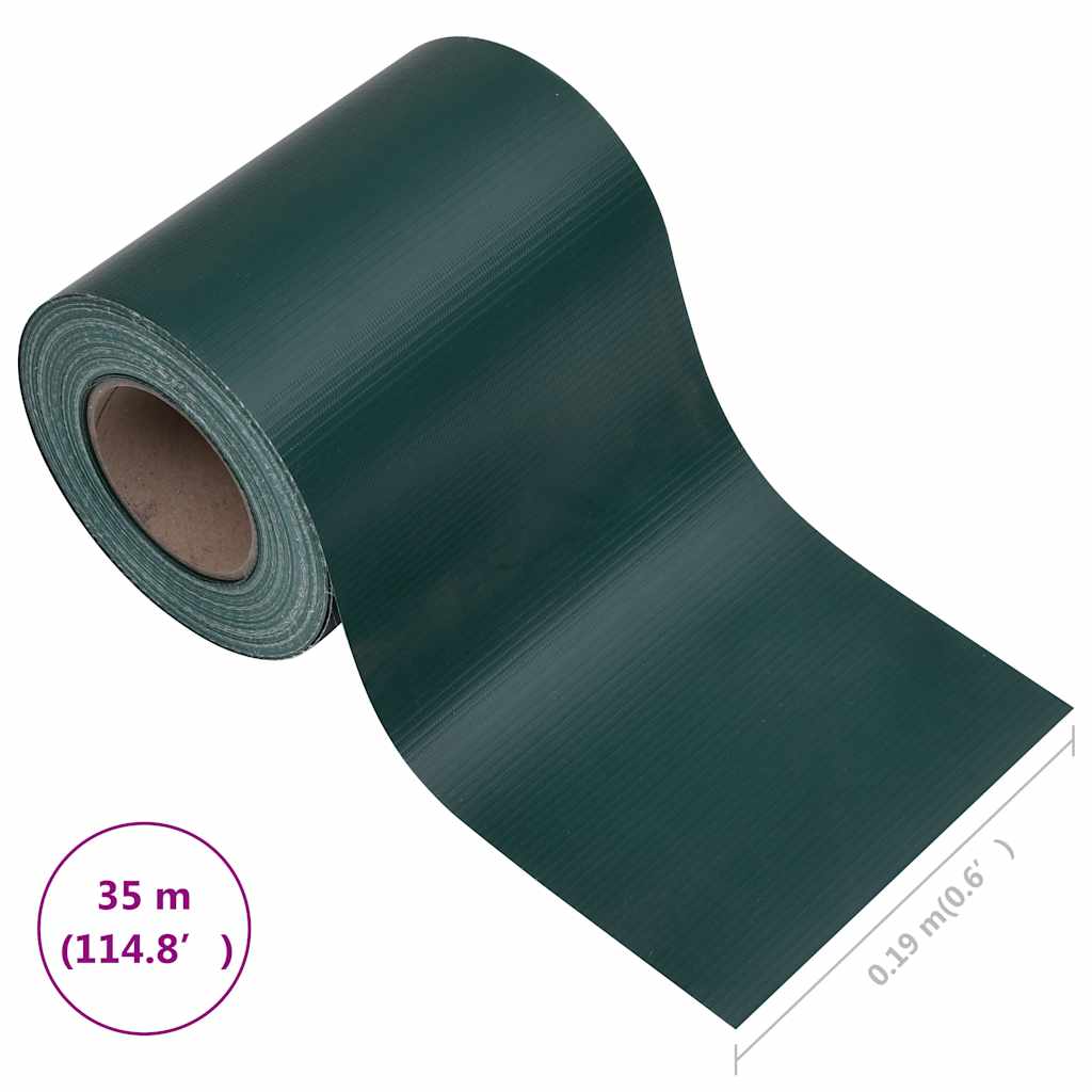 Puutarhan Yksityisyyden Suoja Pvc 35X0,19 M Matta