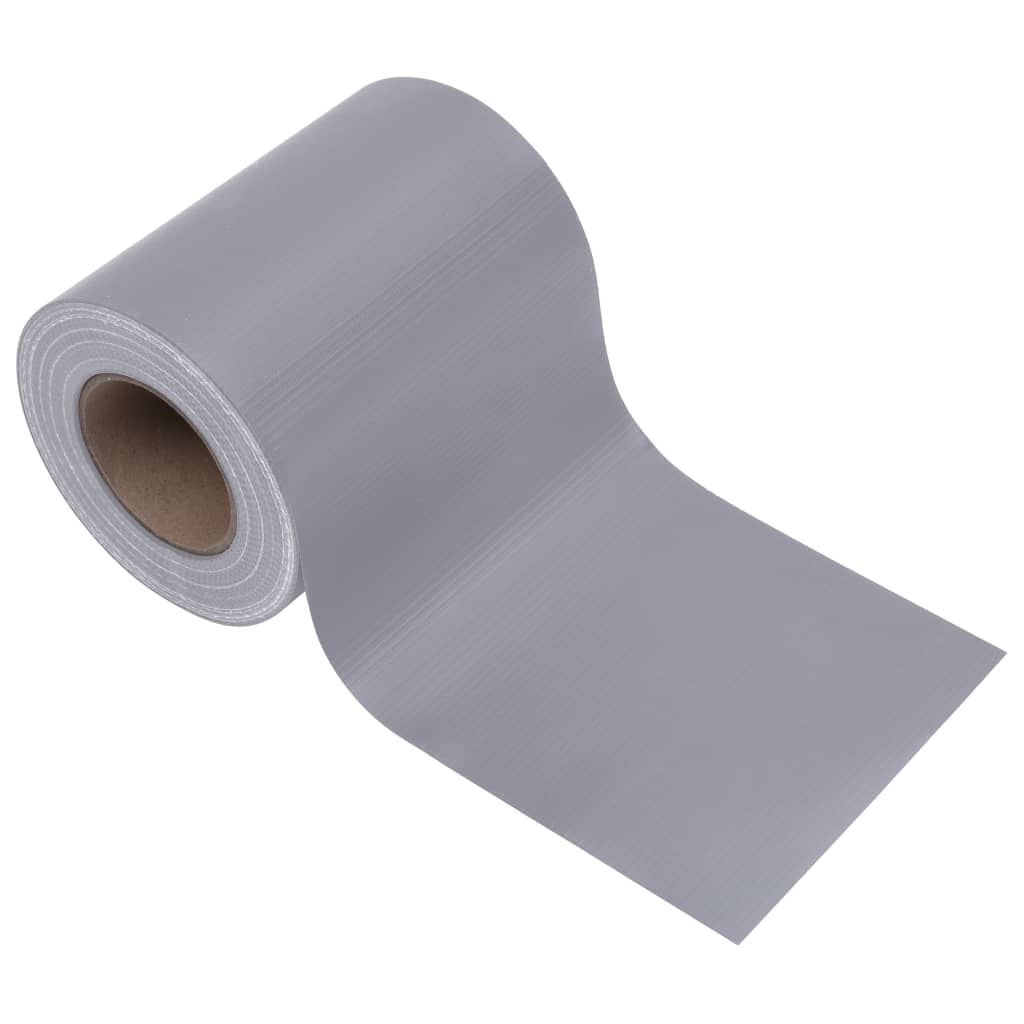 Puutarhan Yksityisyyden Suojat 4 Kpl Pvc 35X0,19M Vaaleanharmaa