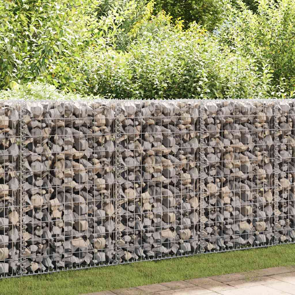 Gabion-Kivikori Kansilla Galvanoitu Teräs 60X50X100 Cm