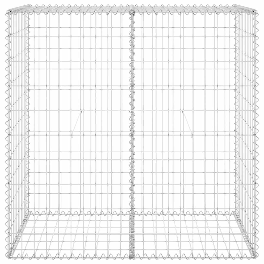 Gabion-Kivikori Kansilla Galvanoitu Teräs 100X60X100 Cm