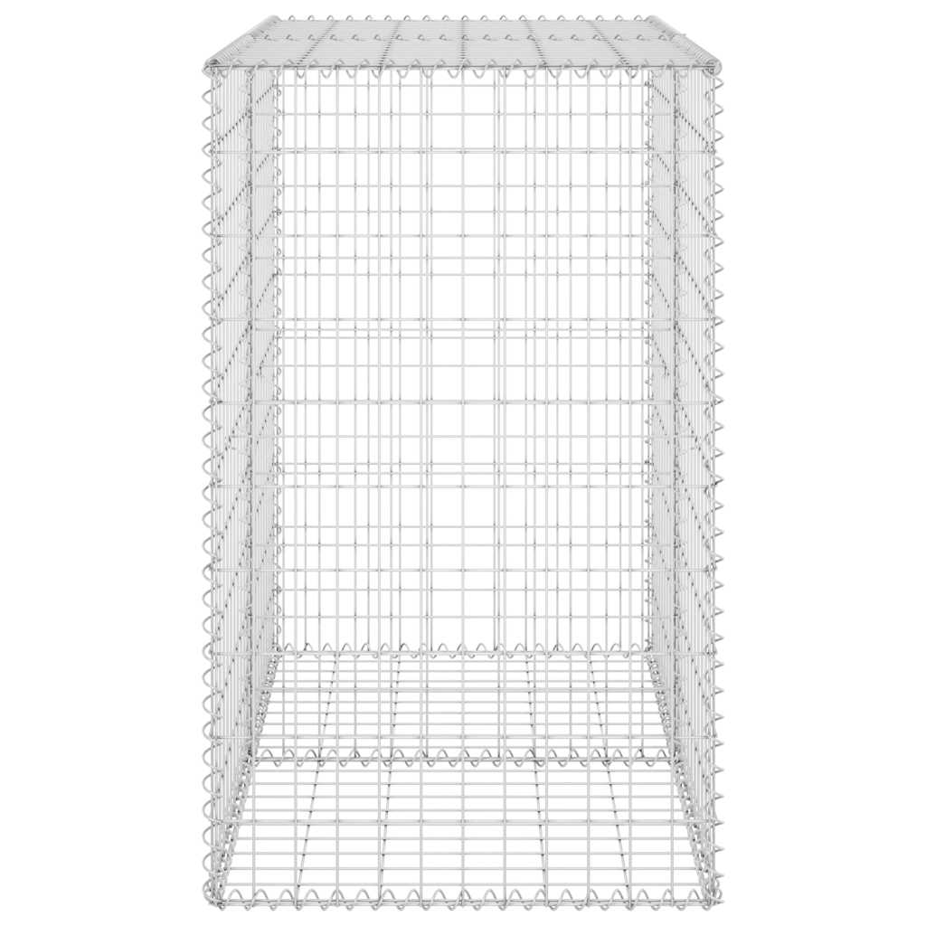 Gabion-Kivikori Kansilla Galvanoitu Teräs 100X60X100 Cm