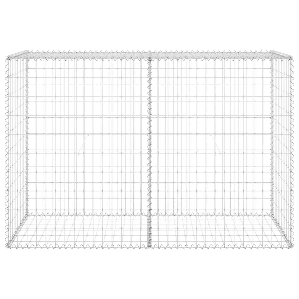 Gabion-Kivikori Kansilla Galvanoitu Teräs 150X60X100 Cm