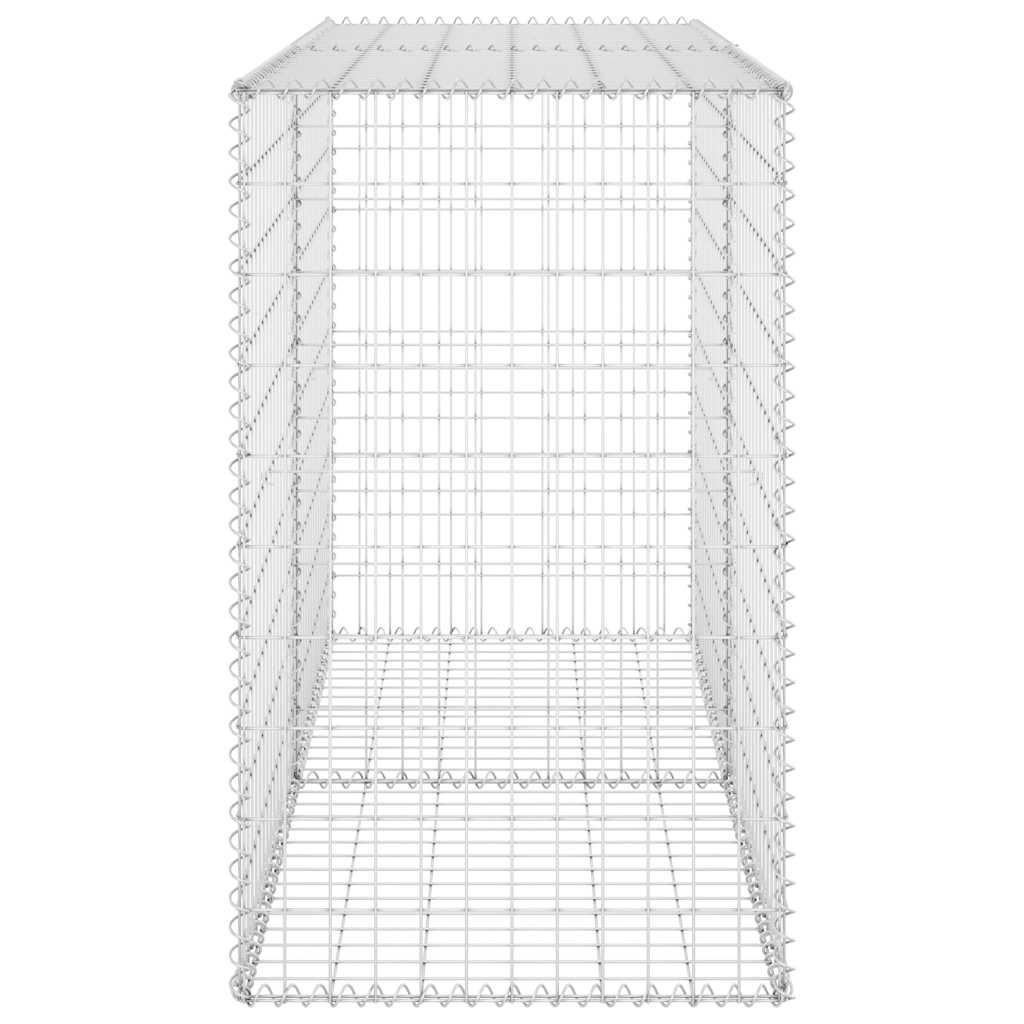Gabion-Kivikori Kansilla Galvanoitu Teräs 150X60X100 Cm