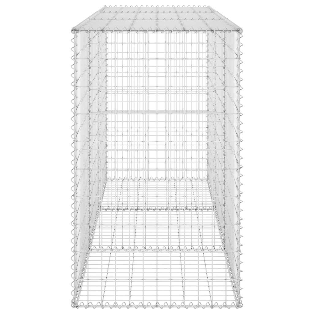 Gabion-Kivikori Kansilla Galvanoitu Teräs 200X60X100 Cm