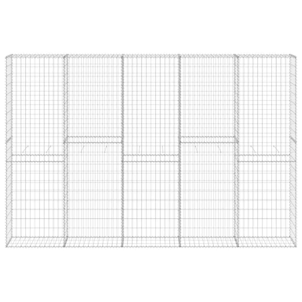 Gabion-Kivikori Kansilla Galvanoitu Teräs 300X30X200 Cm