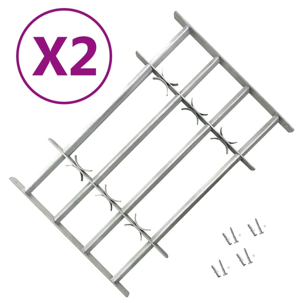 Säädettävä Ikkunan Turvaristikko 2 Kpl 1000 - 1500 Mm