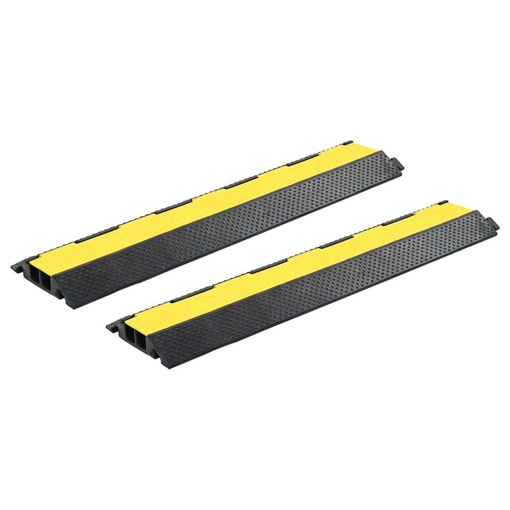 Kaapelisuojarampit 2 Kourulla 2 Kpl Kumi 101,5 Cm