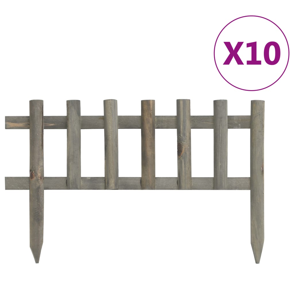 Nurmikonreunukset 10 Kpl Kuusi 4,4 M