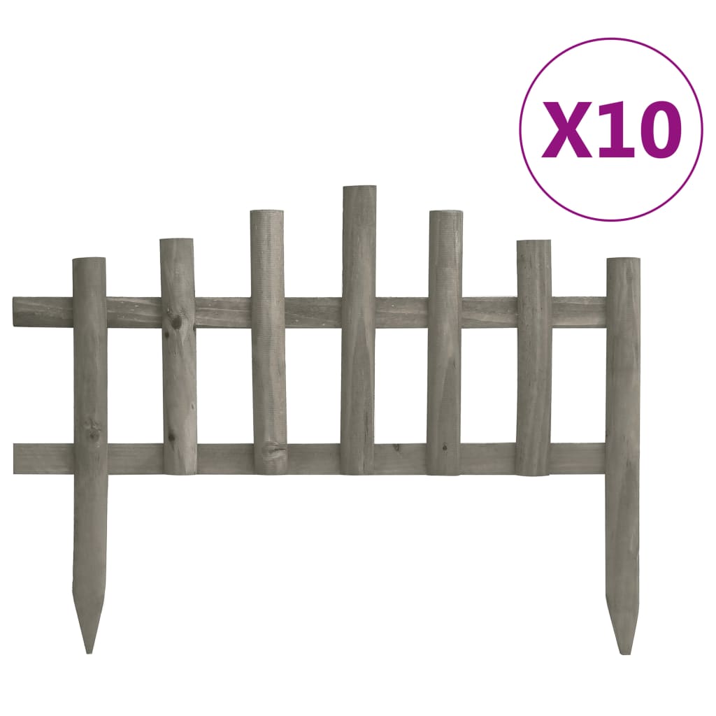 Nurmikonreunukset 10 Kpl Kuusi 4,4 M