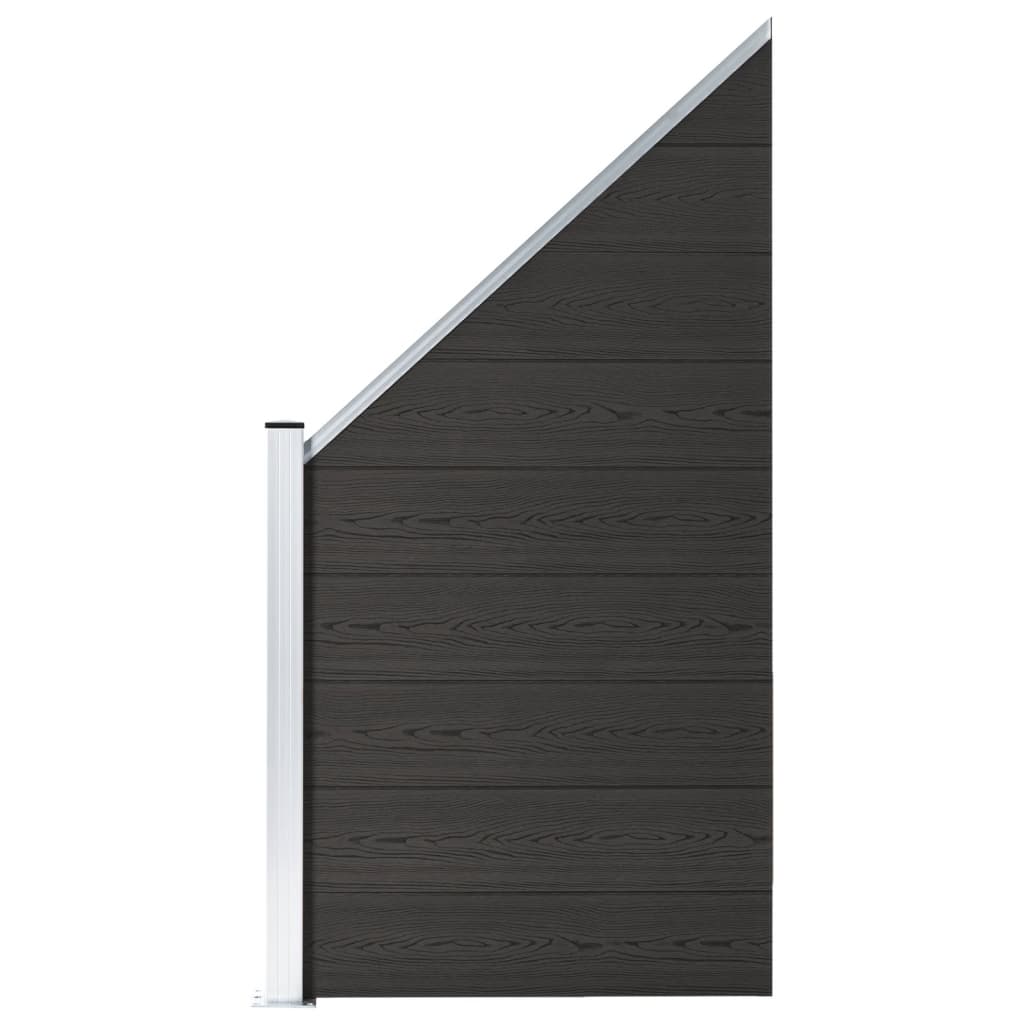 Aitapaneeli Wpc 95X(105-180) Cm Musta