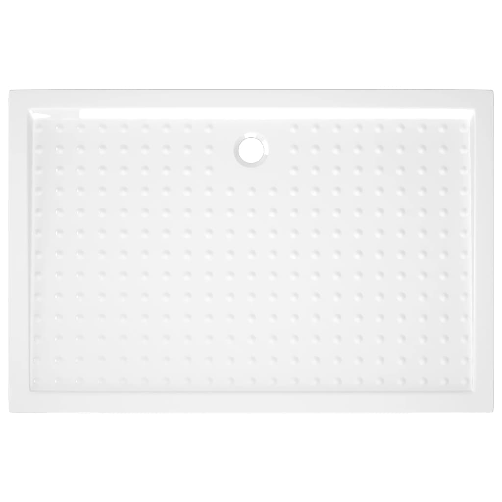 Suihkualusta Valkoinen 80X120X4 Cm Abs