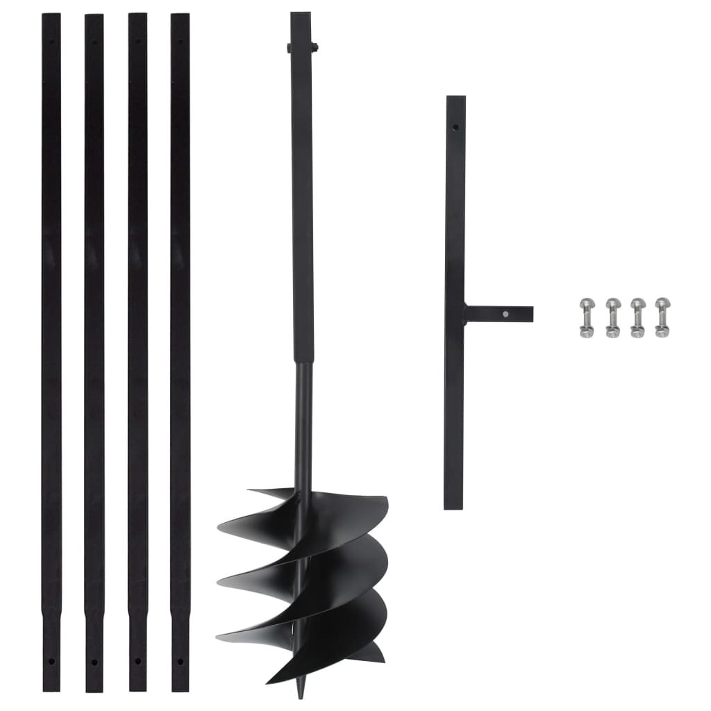 Maapora Kahvalla 250 Mm Ja Jatkeella 4 M Teräs