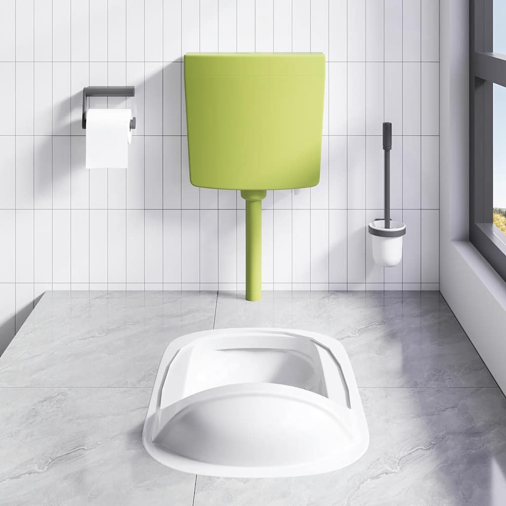 Wc Vesisäiliö Alapuolisella Veden Tulolla 3/6 L Oliivi
