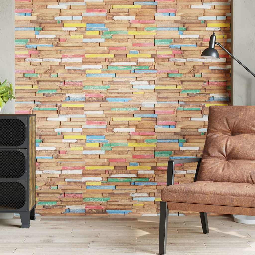 Seinäpäällystepaneelit 10 Kpl 1,03 M² Täysi Tiikki