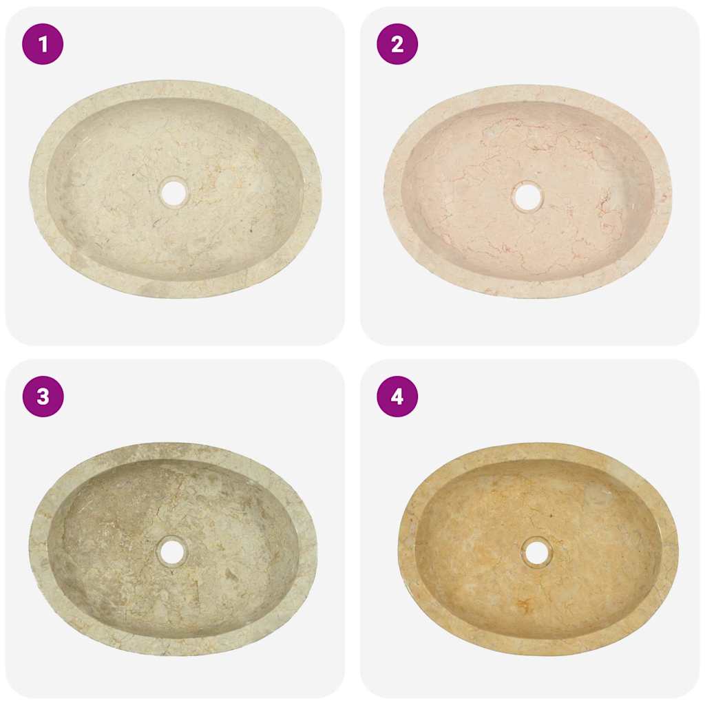 Pesuallas Kerma 53X40X15 Cm Marmori