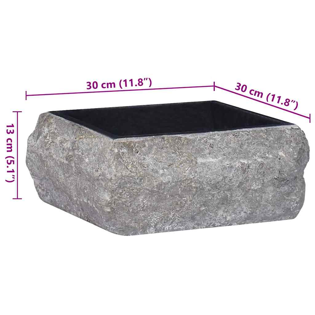 Pesuallas Musta 30X30X13 Cm Marmori