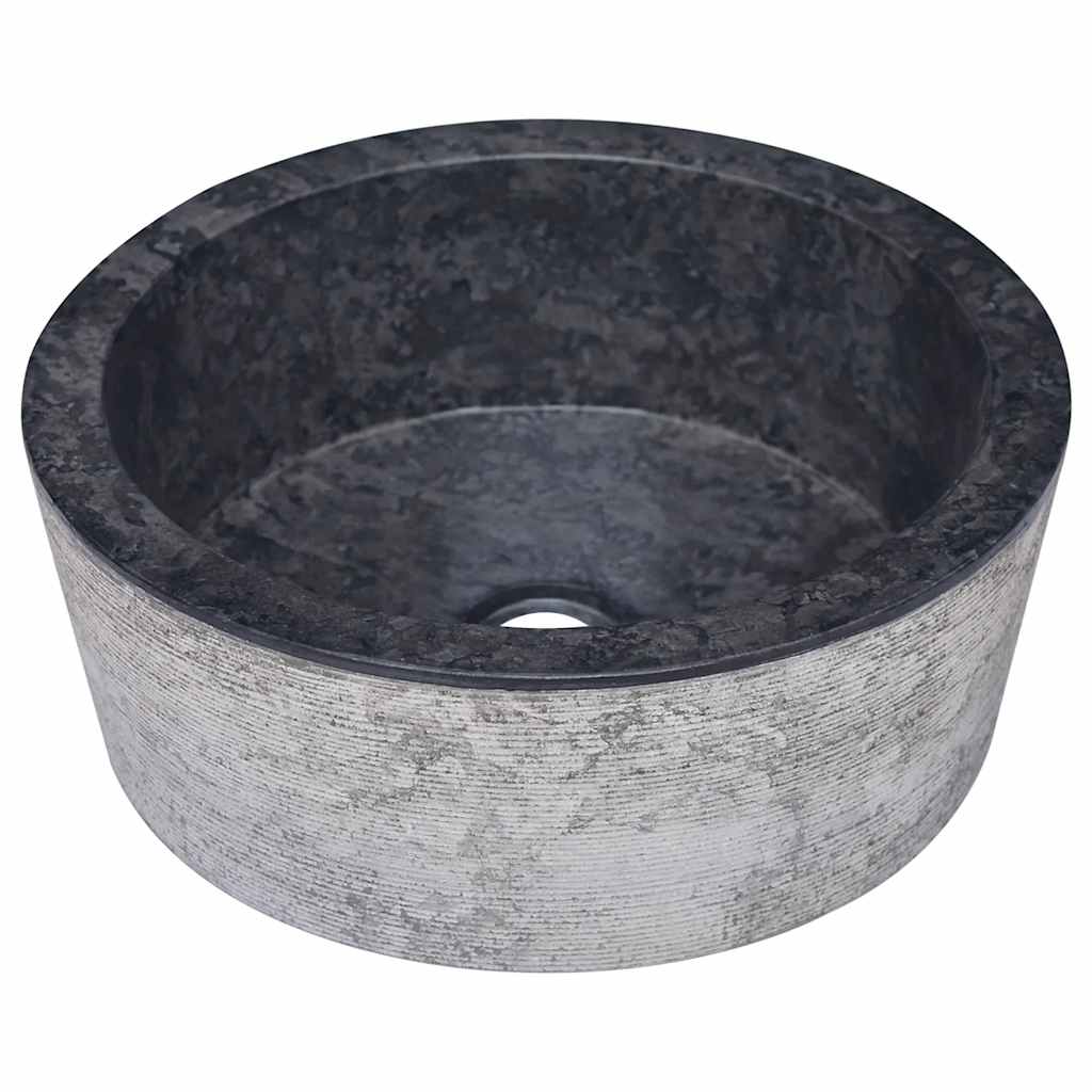 Pesuallas Musta Ø40X15 Cm Marmori