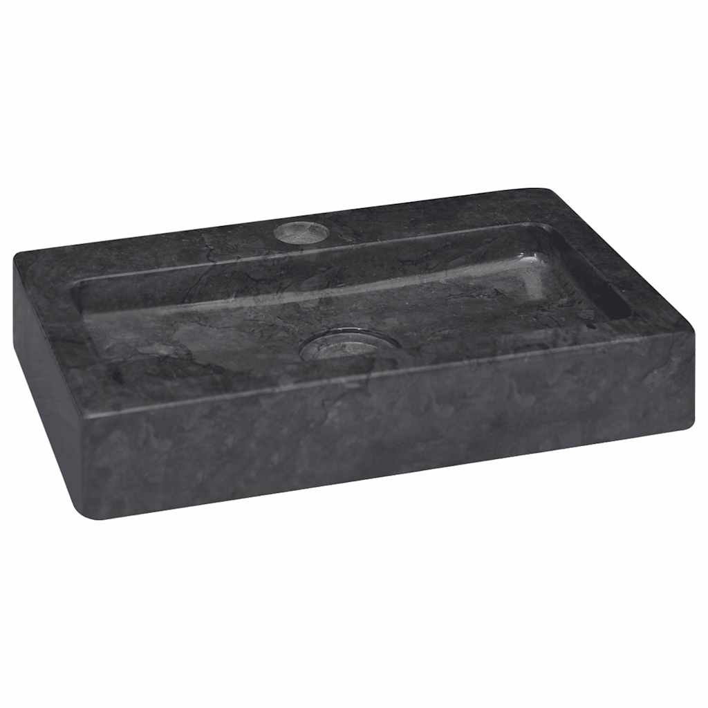 Seinäkiinnitettävä Pesuallas Musta 38X24X6,5 Cm Marmori