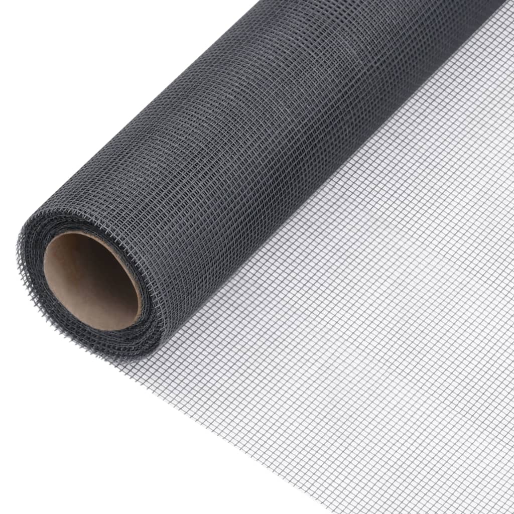 Verkkosuoja Lasikuitu 80X500 Cm Harmaa