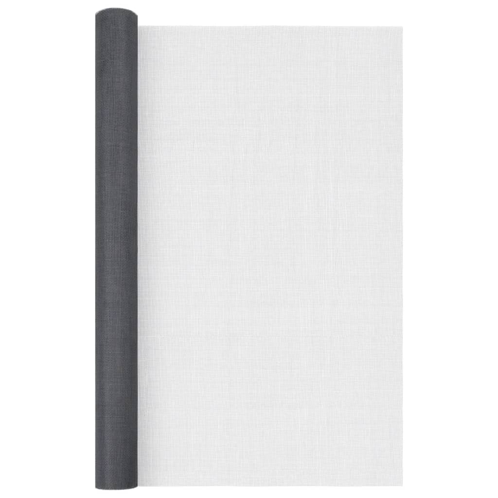 Verkkosuoja Lasikuitu 80X2000 Cm Harmaa