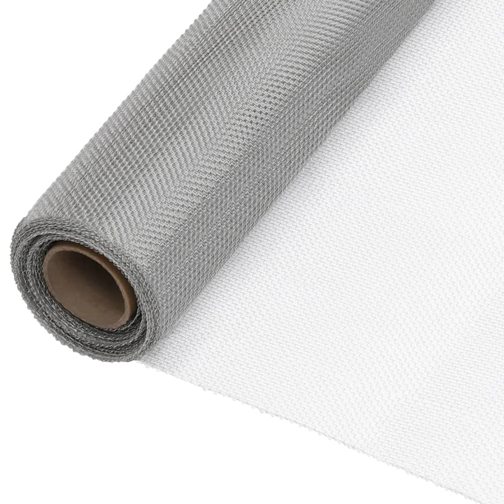 Verkkosuoja Ruostumaton Teräs 60X1000 Cm Hopea
