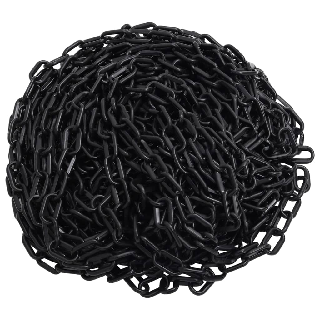 Varoitusketju Musta 30 M Ø4 Mm Muovi