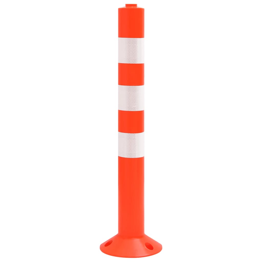 Liikenteenohjaustolpat 4 Kpl Ketjulla 75 Cm Pe