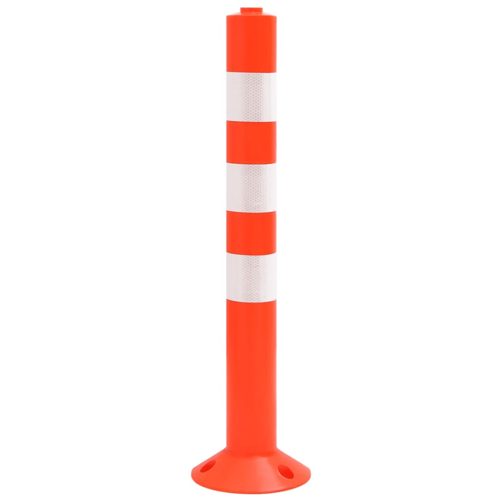 Liikenteenohjaustolpat 10 Kpl Ketjulla 75 Cm Pe