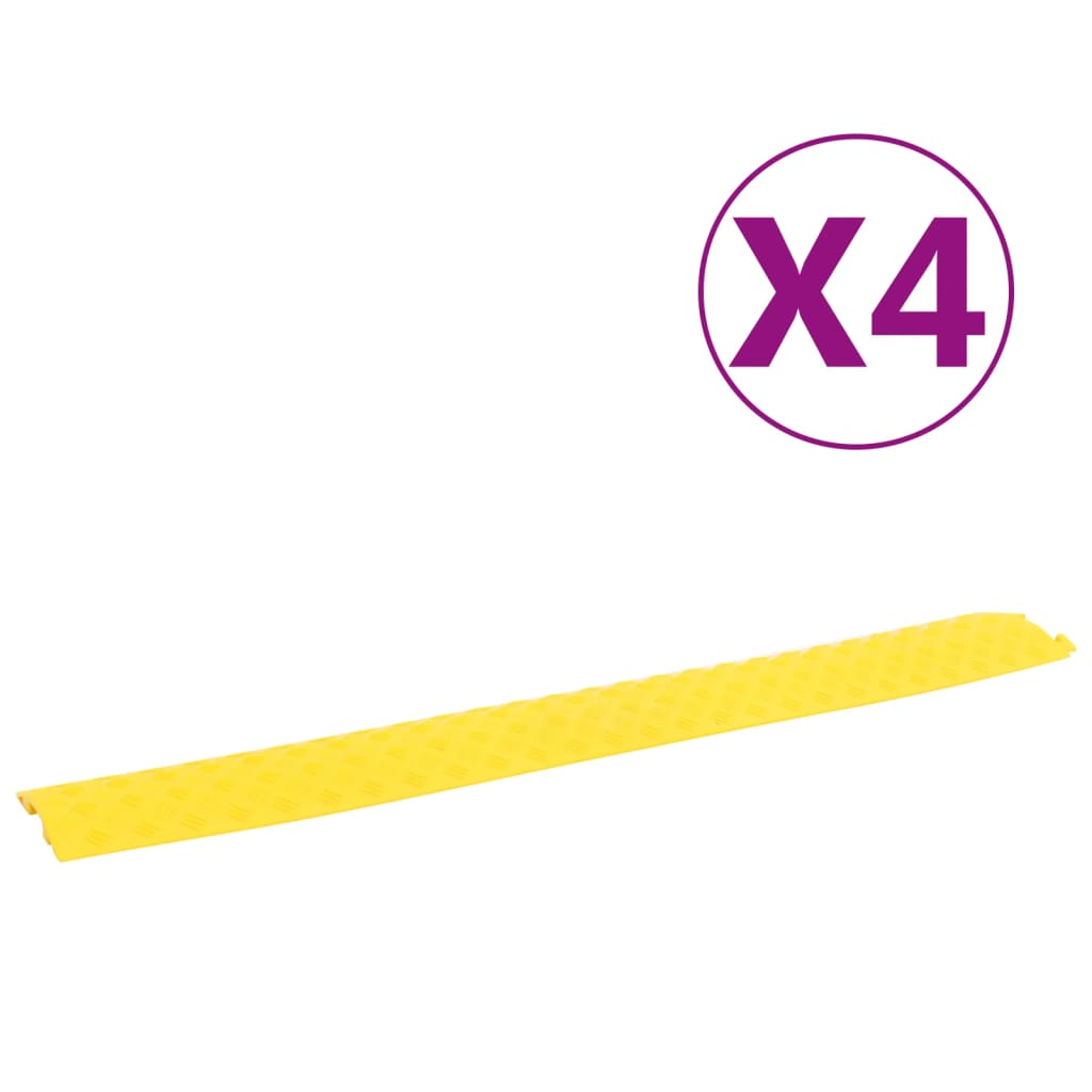 Kaapelisuojarampit 4 Kpl 98,5 Cm Keltainen