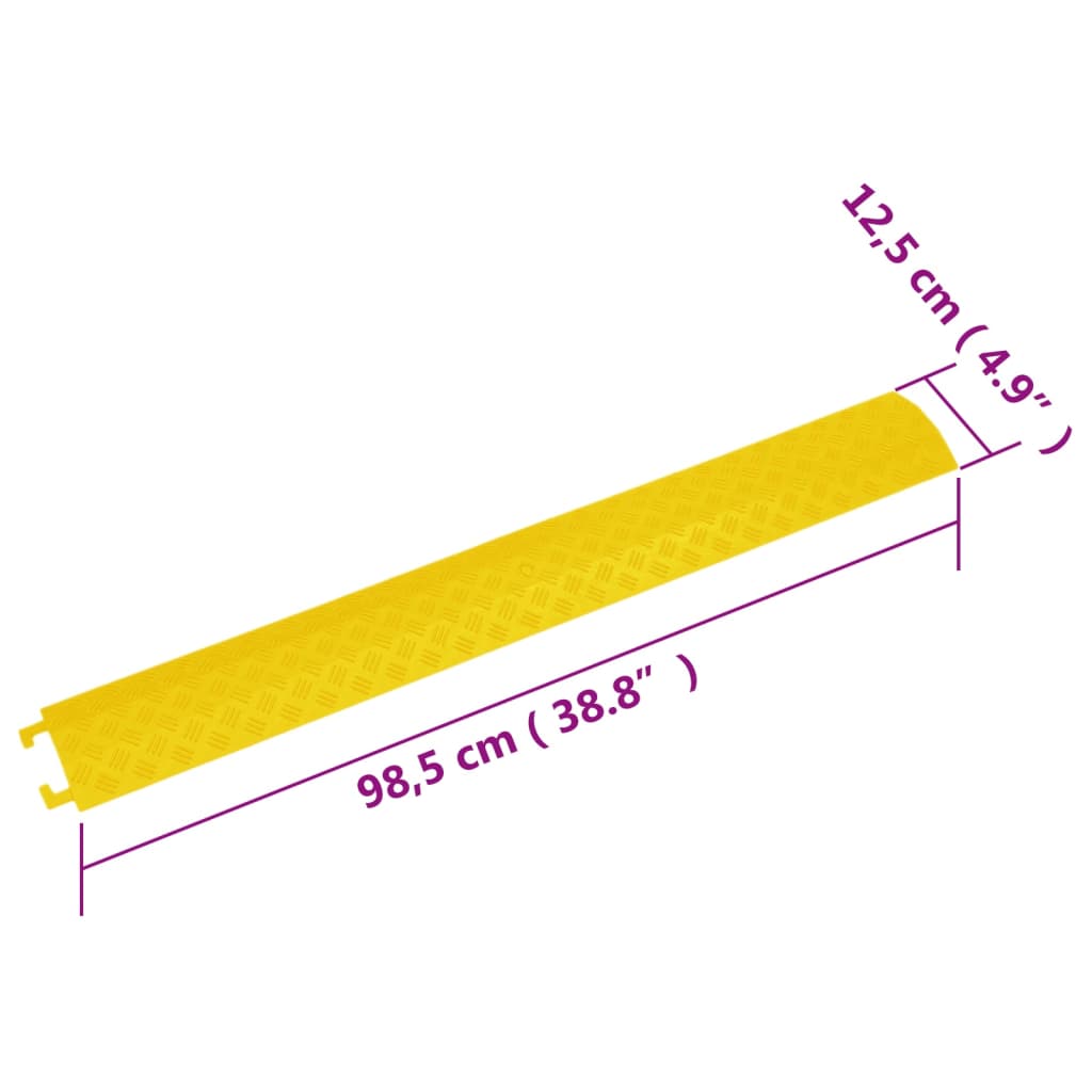 Kaapelisuojarampit 4 Kpl 98,5 Cm Keltainen
