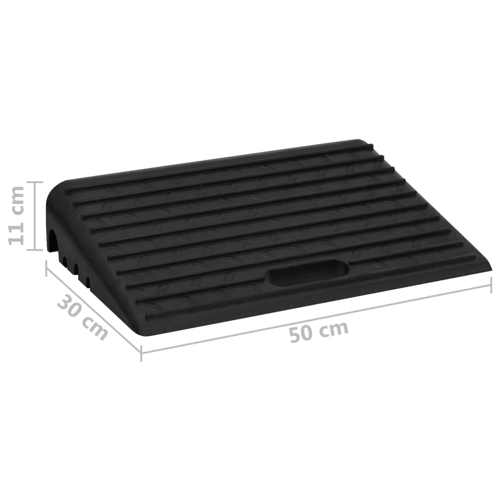 Jalkakäytävän Rampit 2 Kpl 50X30X11 Cm Kumi